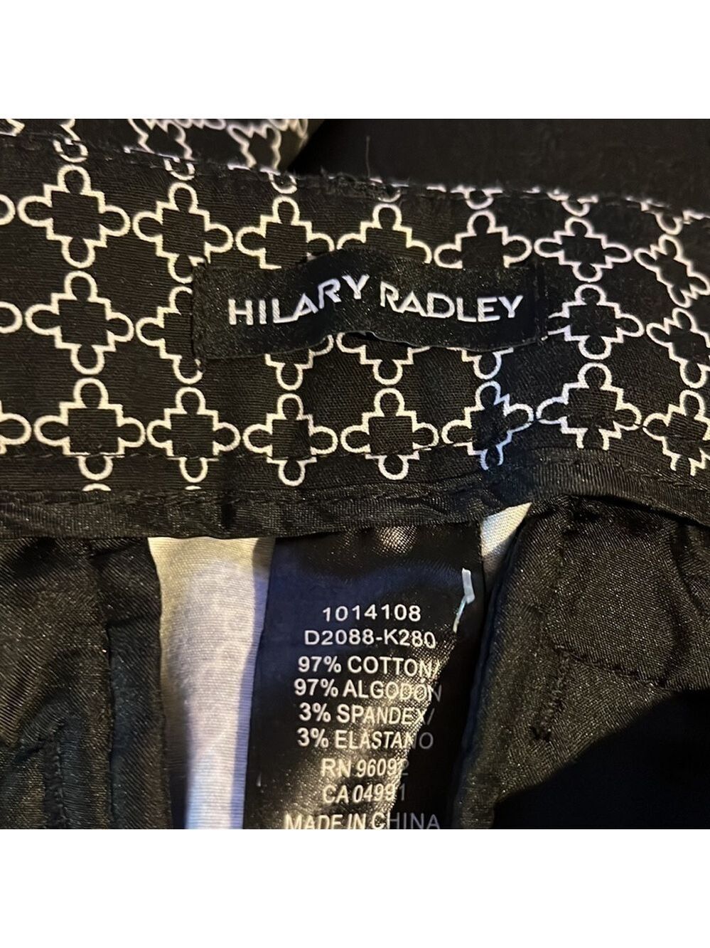Hilary Radley Slit Ankle Pants Size 10 - Picture 7 of 8